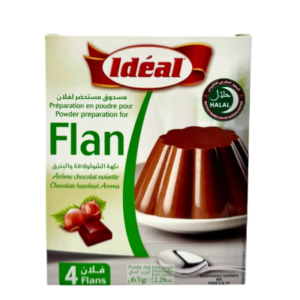 Idéal Chocolate Hazelnut Flan Mix