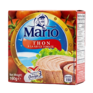 Mario Canned Tuna in Tomato Sauce - Moroccan Thon à la Sauce Tomate (160g)