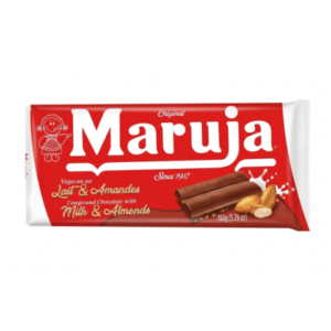 Maruja Lait & Amandes Compound Chocolate with Milk & Almonds (150g