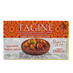 Tagine Moroccan Sardine Balls in Sevillane Sauce - Boulettes de Sardines (125g 4.41 oz)
