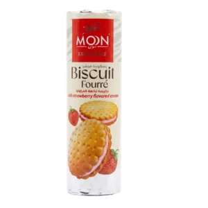 Moon Excellence Strawberry – Biscuit Fourré Crème Fraise | Maghribi Market