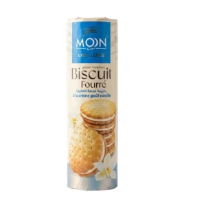 Moon Excellence Vanilla – Biscuit Fourré Crème Vanille | Maghribi Market