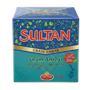 Sultan Grain Ambar Green Tea with Peppermint N°16 150g | Maghribi Market